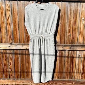 CALIA Women's Extended Shoulder Midi Dress